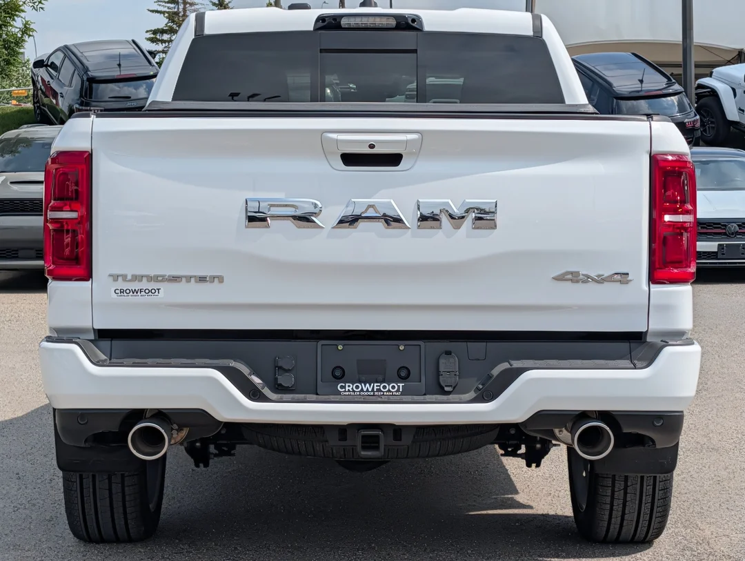 New 2026 White RAM Tungsten - - 3.0L Hurricane HO T-Turbo - Prem Lthr Bucket Seats - E-Locker Axle & More! image 7