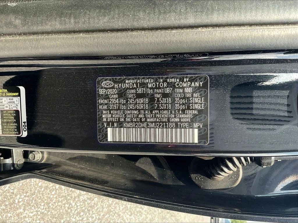 Used 2021 White Hyundai SEL image 15