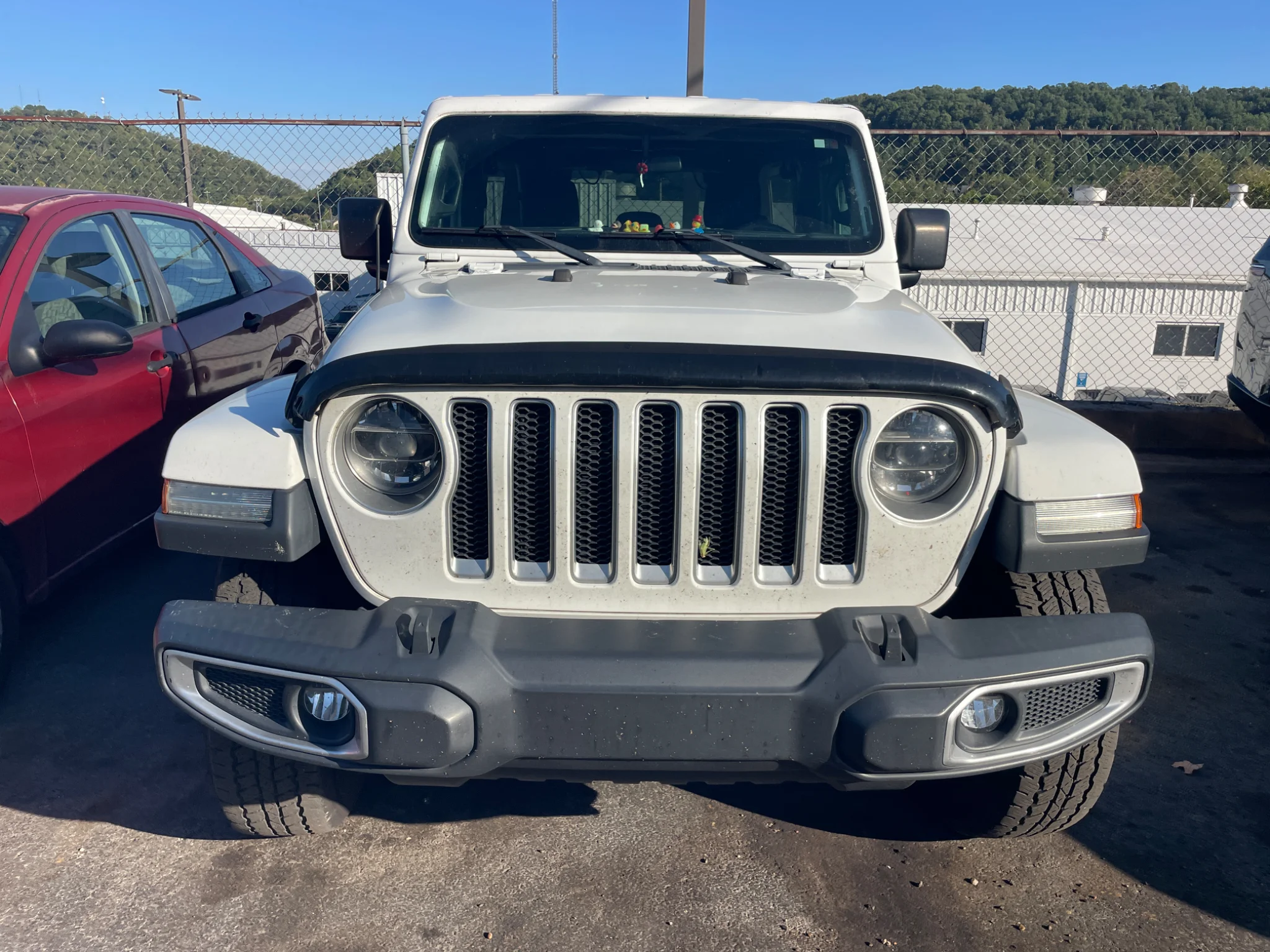 Used 2018 Bright White Clearcoat Jeep Sahara image 2