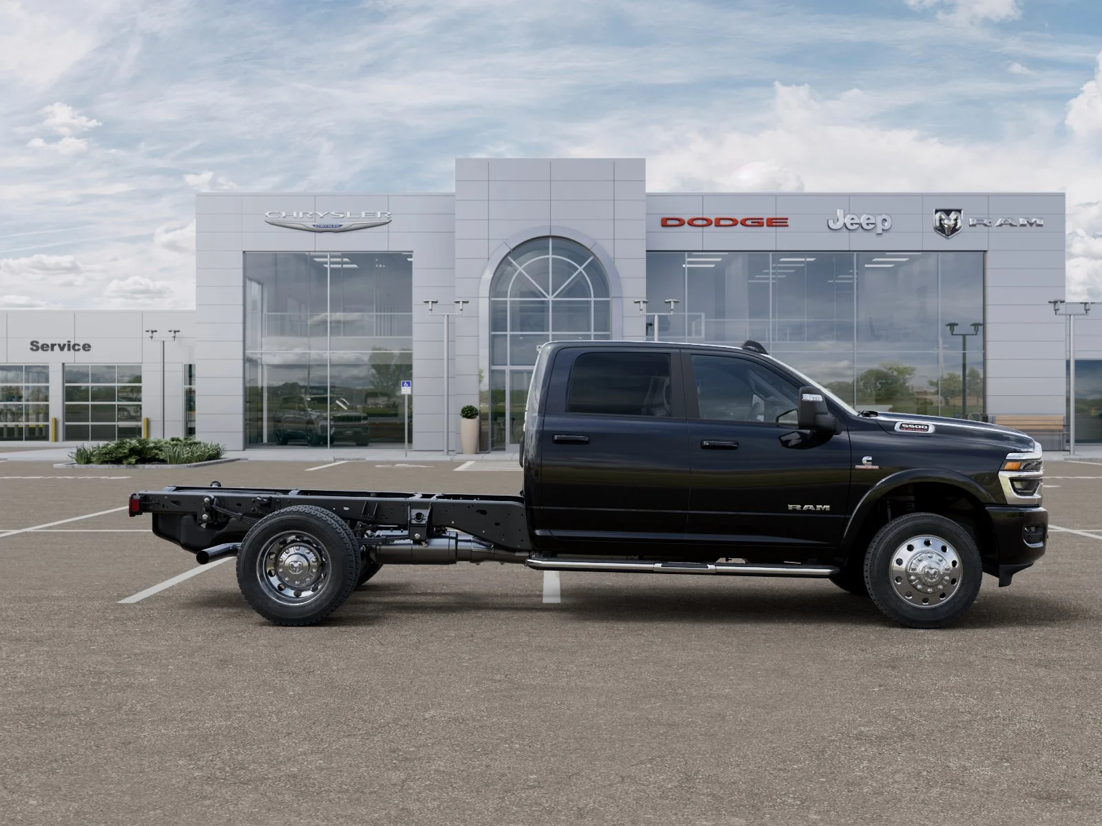 New 2026 Diamond Black Crystal Pearlcoat RAM Laramie image 75