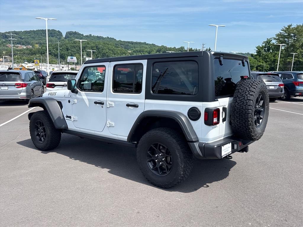 Used 2024 Bright White Clearcoat Jeep Willys image 4