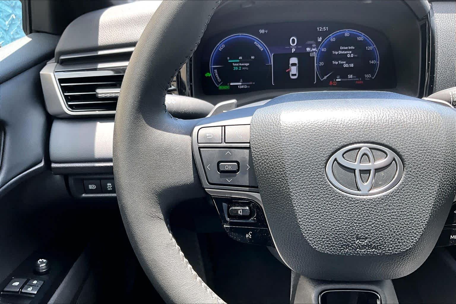 Used 2025 Midnight Black Metallic Toyota XSE image 24