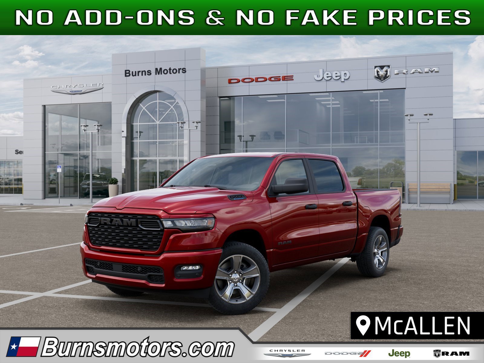 New 2026 Molten Red Pearl-Coat Exterior Paint RAM Express image 1