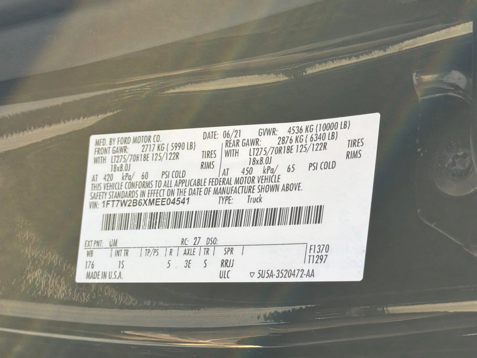 Used 2021 Agate Black Metallic Ford XL image 25