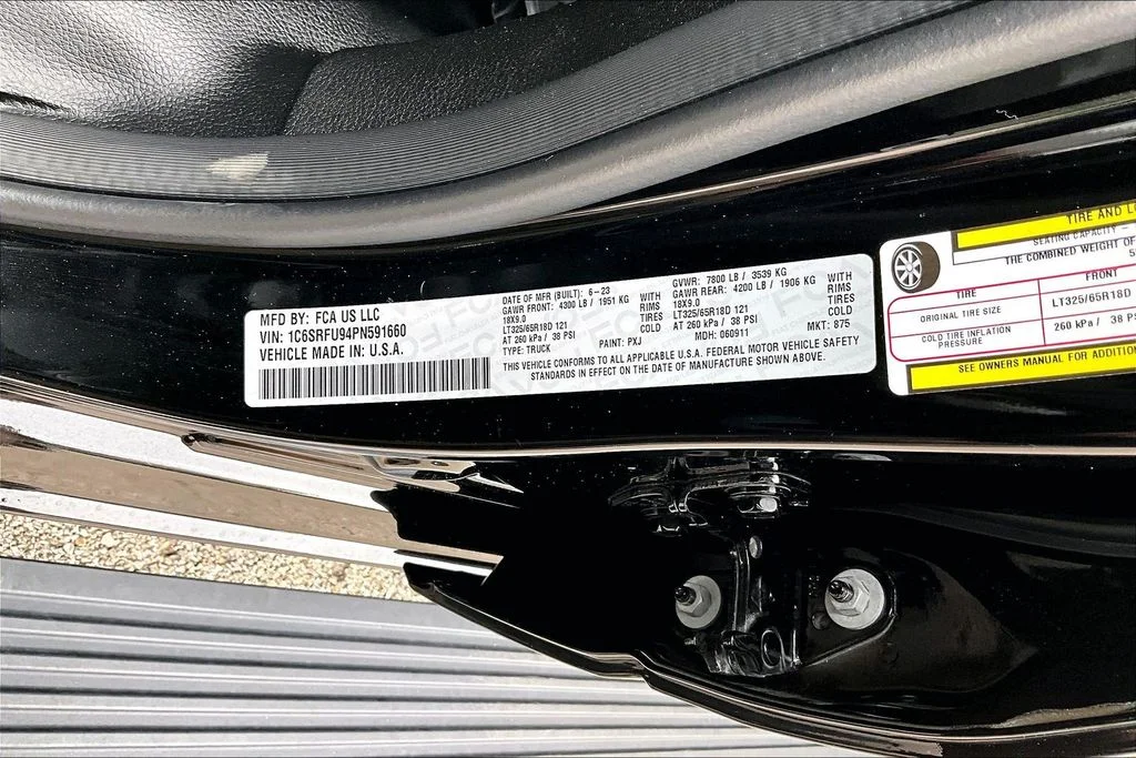 Certified Used 2023 Diamond Black Ram TRX image 36