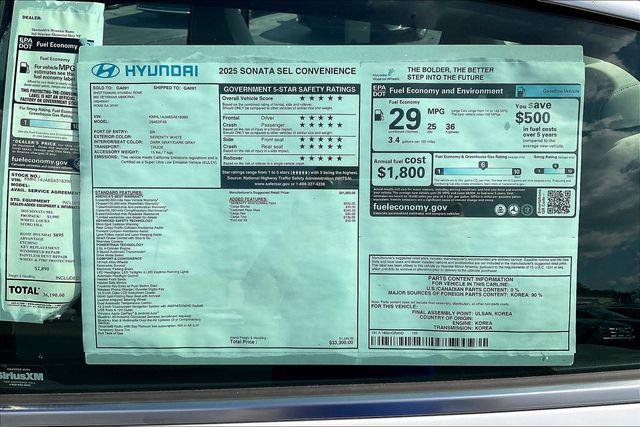 2025 Hyundai Sonata SEL - Photo 14
