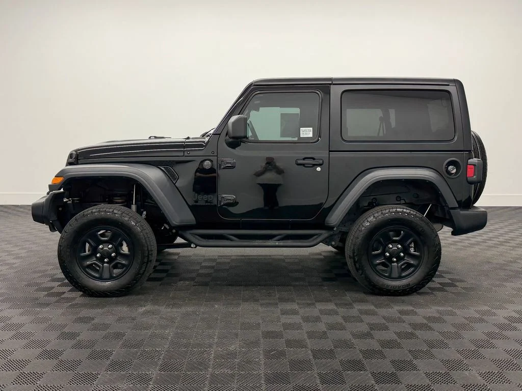 Used 2025 Black Clearcoat Jeep 2-Door Sport 4x4 image 2
