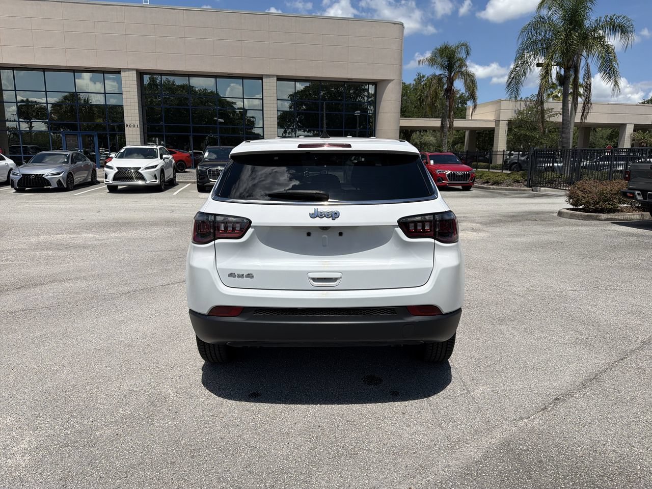 Used 2023 Bright White Clearcoat Jeep Sport image 4