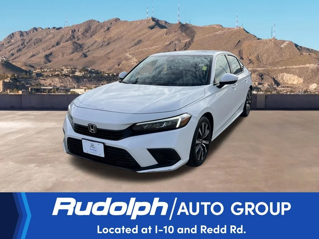Certified Used 2023 Platinum White Pearl Honda 1.5T 4D EX BD image 1