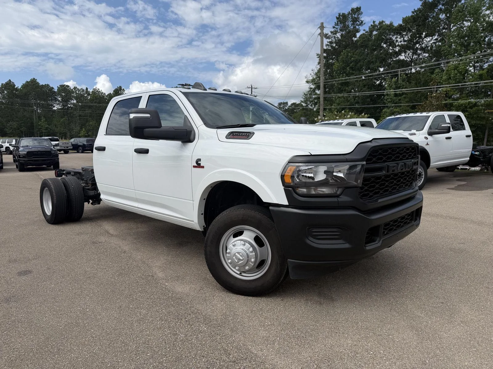 Used 2024 Bright White Clearcoat Ram Tradesman image 3