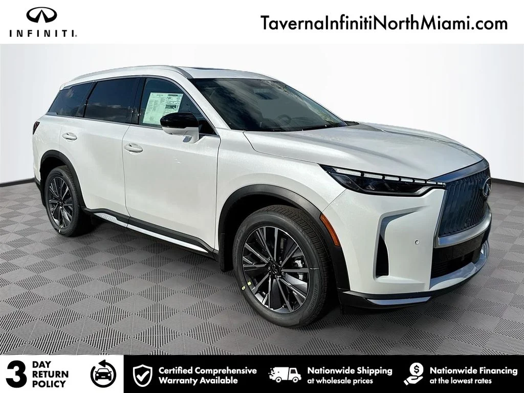 Certified Used 2026 White INFINITI LUXE image 1
