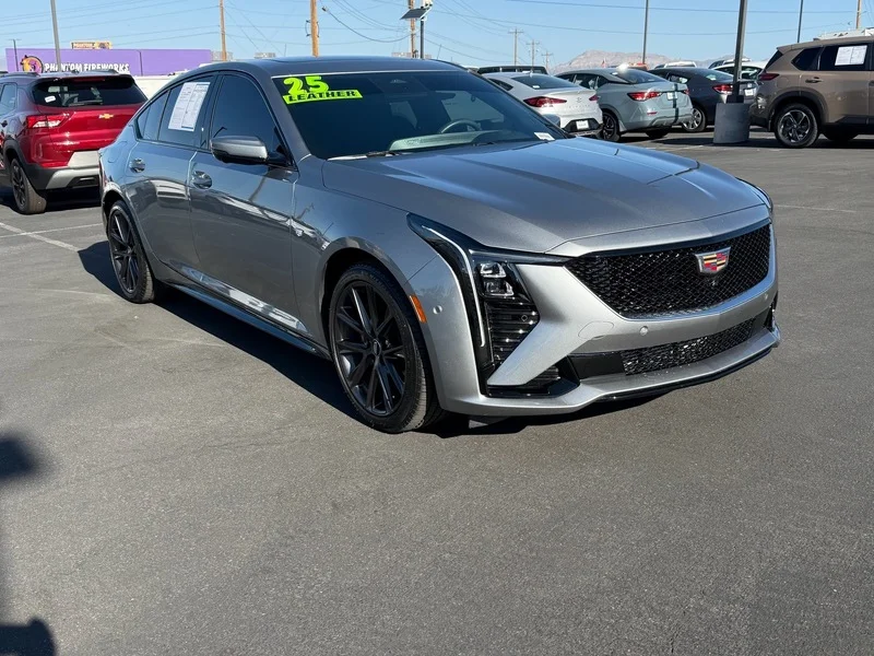 Used 2025 Argent Silver Metallic Cadillac Sport image 1