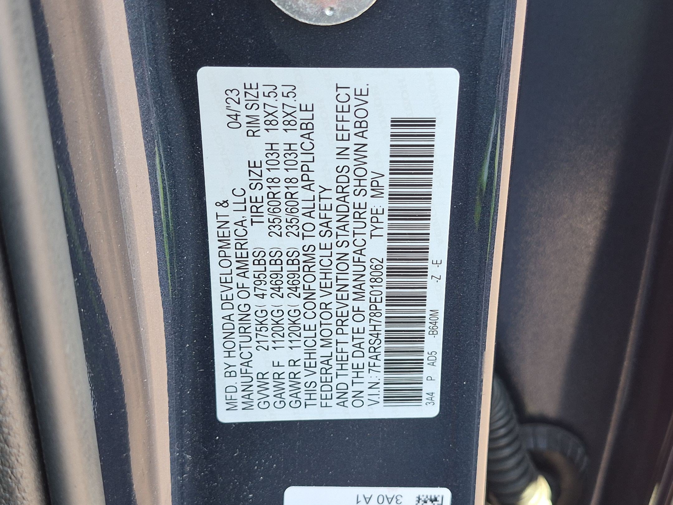 Used 2023 Blue Honda EX-L image 35