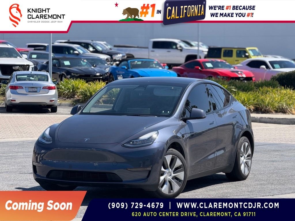Used 2023 Midnight Silver Metallic Tesla Long Range image 1