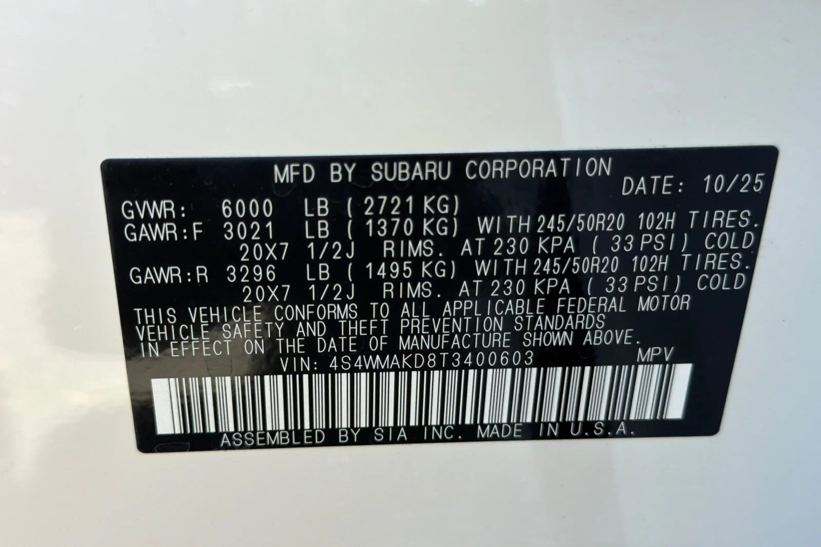2026 Subaru Ascent Touring - Photo 29