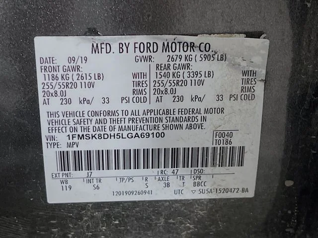 Used 2020 Gray Ford XLT image 7