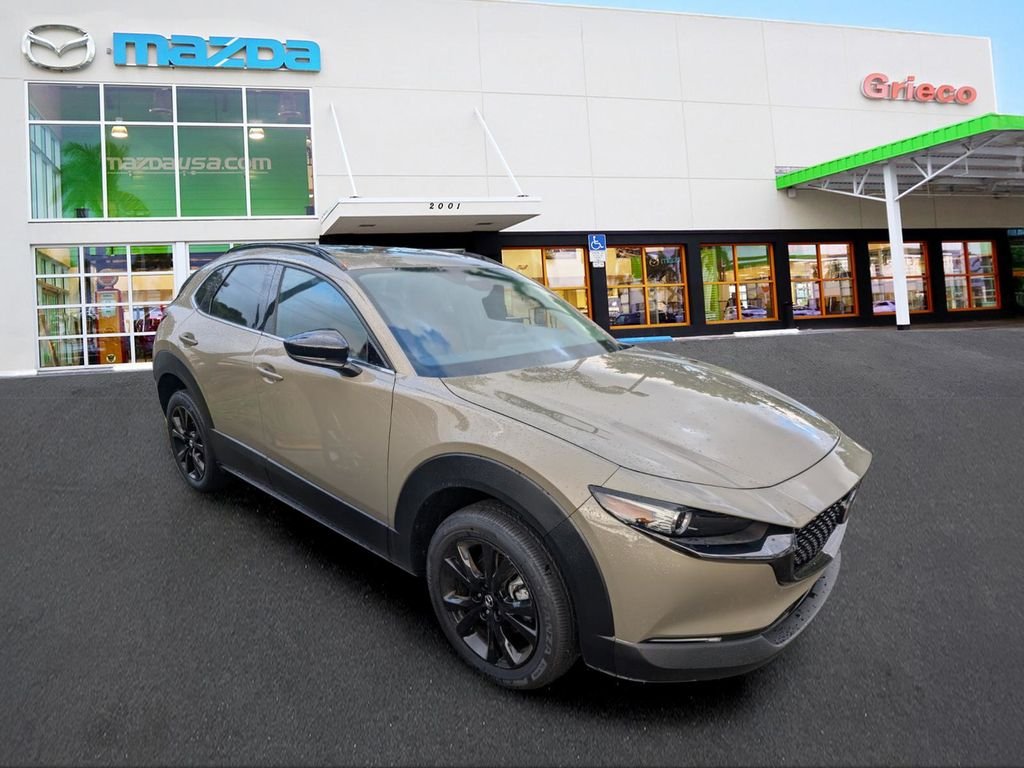 New 2025 Zircon Sand Metallic Mazda 2.5 Turbo Carbon AWD image 2