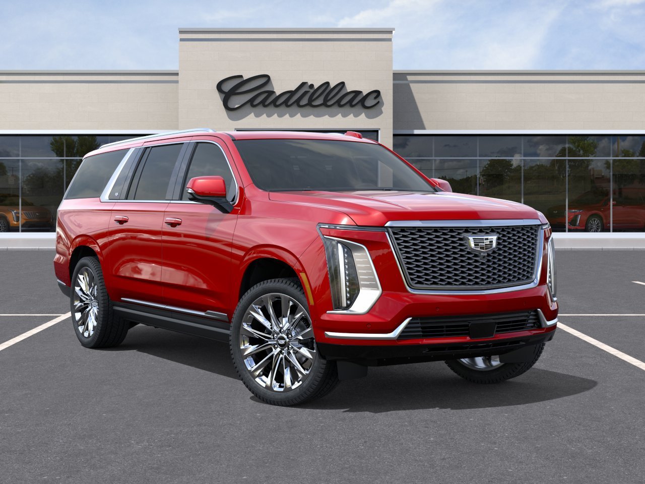 New 2026 Radiant Red Tintcoat Cadillac Platinum Luxury image 7
