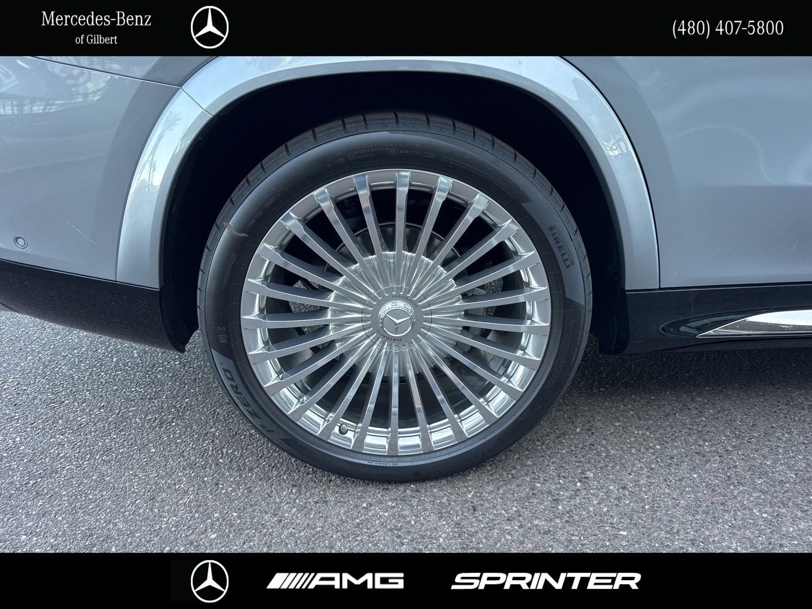 New 2026 Cirrus Silver Metallic Mercedes-Benz Maybach GLS 600 image 8