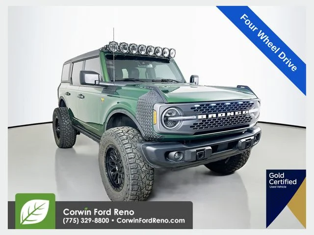 Certified Used 2023 Eruption Green Metallic Ford Badlands image 1
