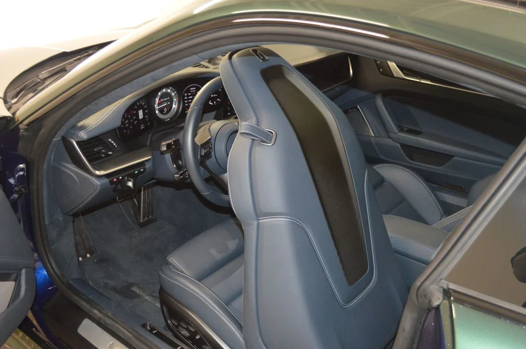 Used 2025 Gentian Blue Metallic Porsche Turbo S image 36