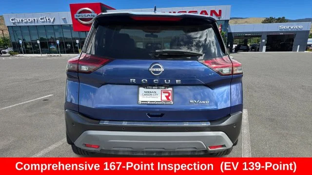 Certified Used 2023 Blue Nissan SV image 4