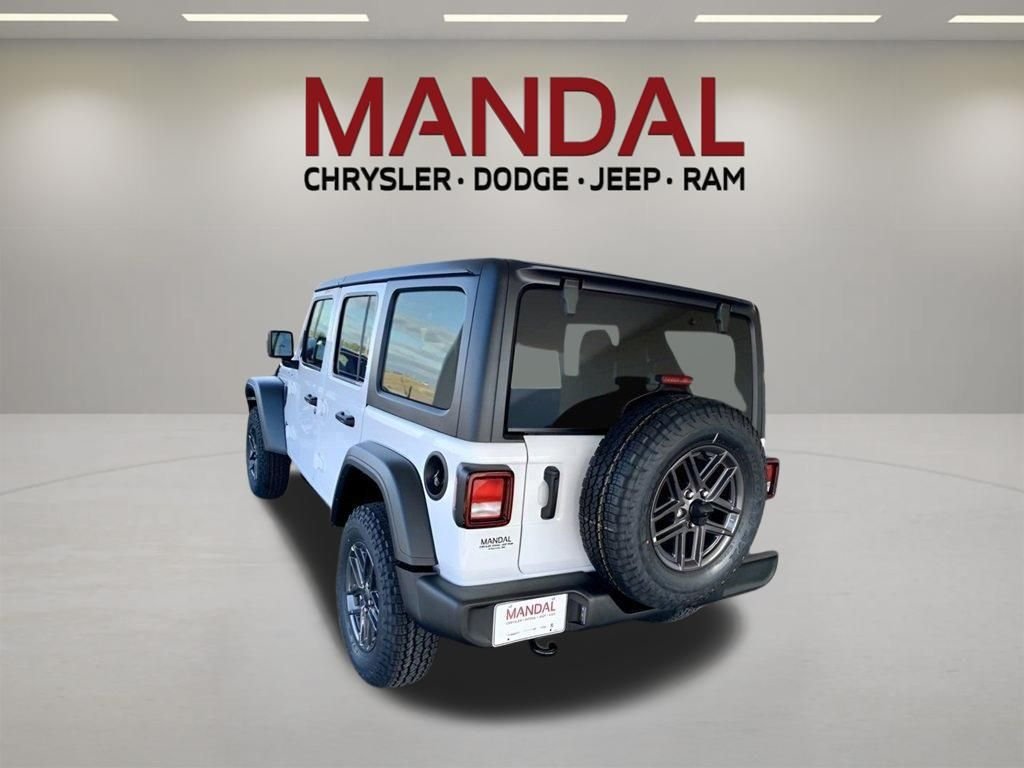 New 2026 Bright White Clear-Coat Exterior Paint Jeep Sport S image 8