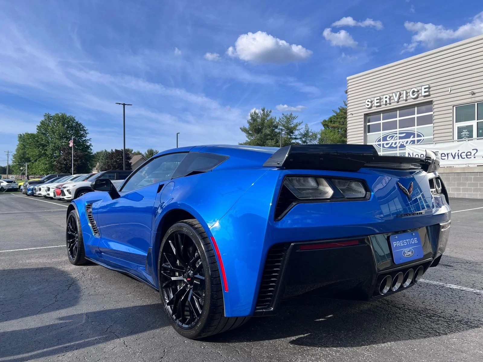 Used 2016 Laguna Blue Metallic Tintcoat Chevrolet Z06 image 8