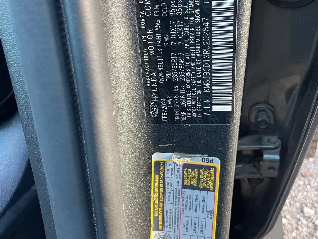 Used 2024 Gray Hyundai Blue image 12