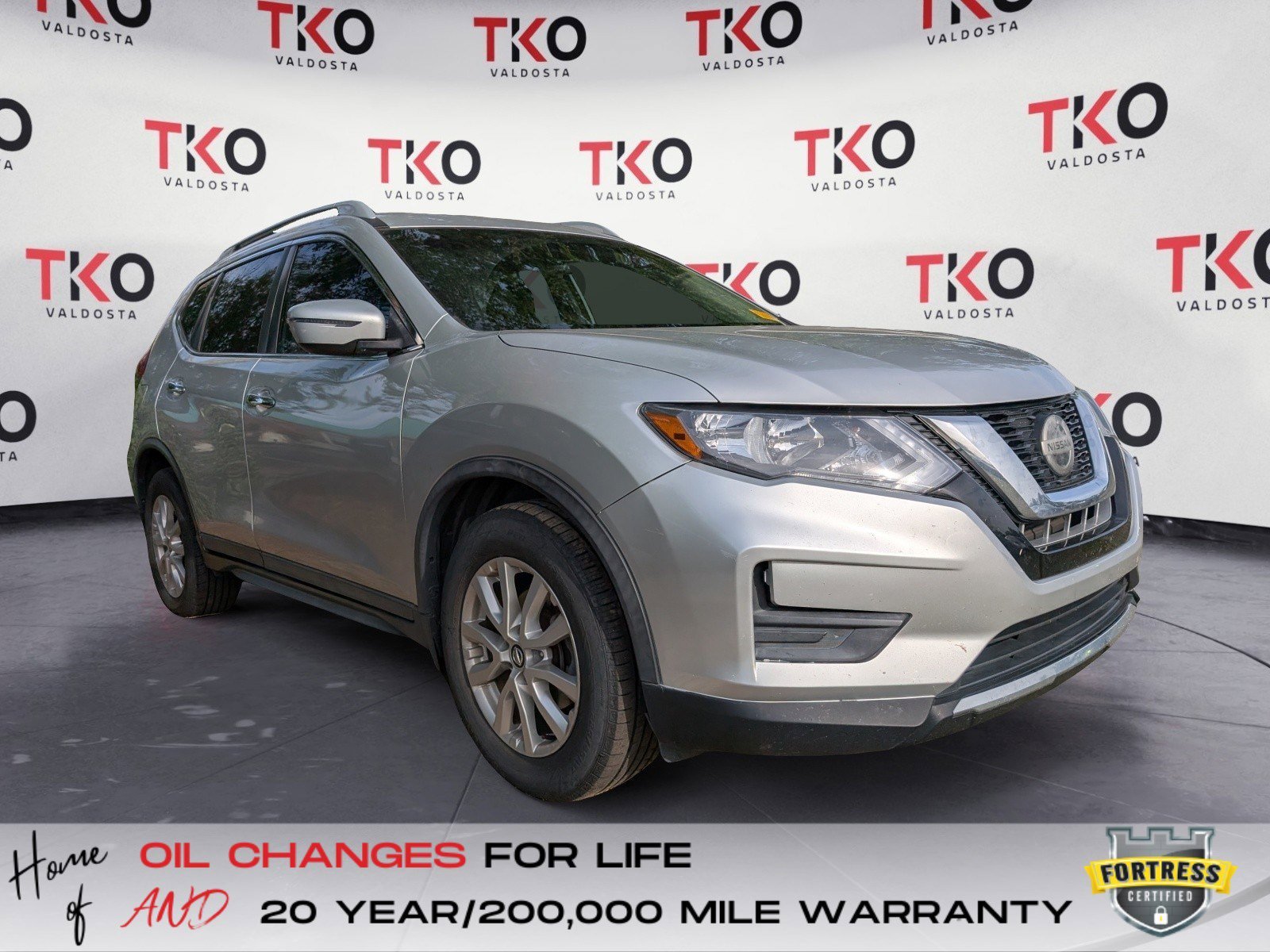 Used 2019 Brilliant Silver Metallic Nissan SV image 1