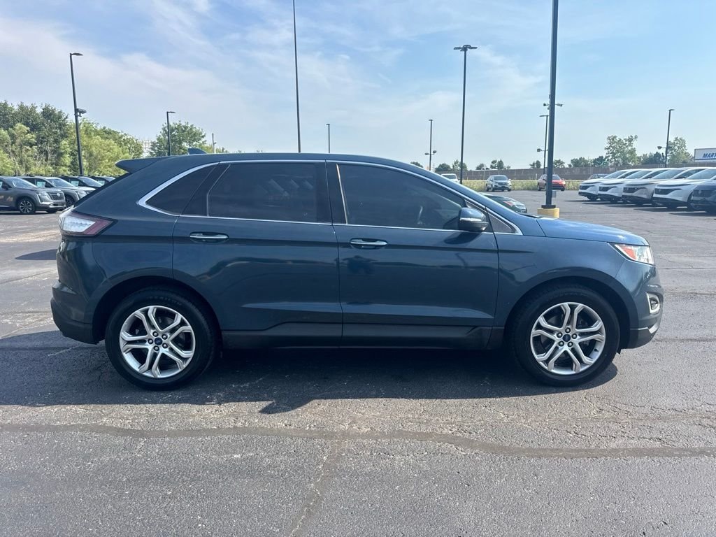 Used 2016 Ford Edge Titanium with VIN 2FMPK3K9XGBB42379 for sale in Clarksville, IN