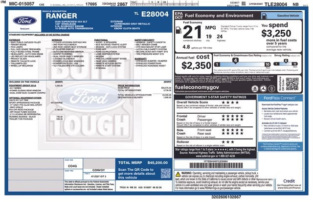 New 2026 Carbonized Gray Metallic Ford XLT image 3