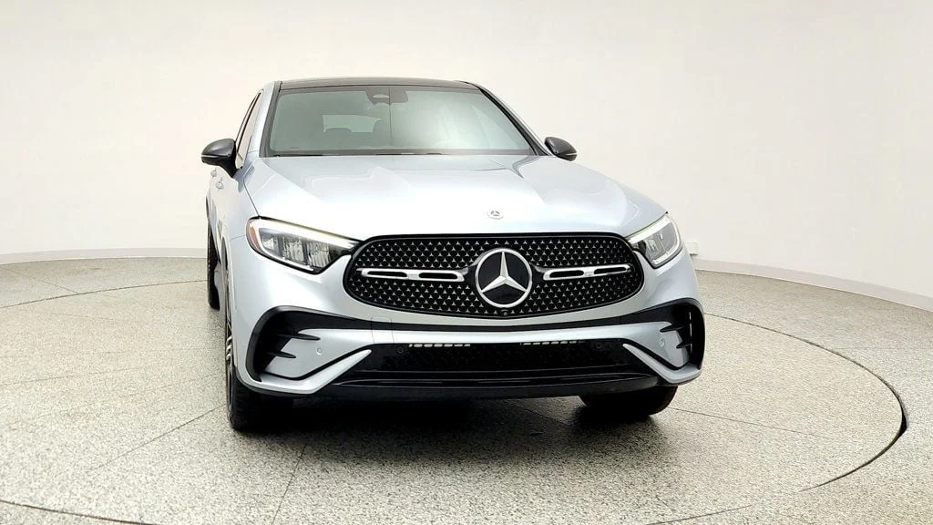 Used 2024 Cirrus Silver Metallic Mercedes-Benz GLC 300 4MATIC Coupe, AMG® Line w/ Nappa Leather Upholstery image 2