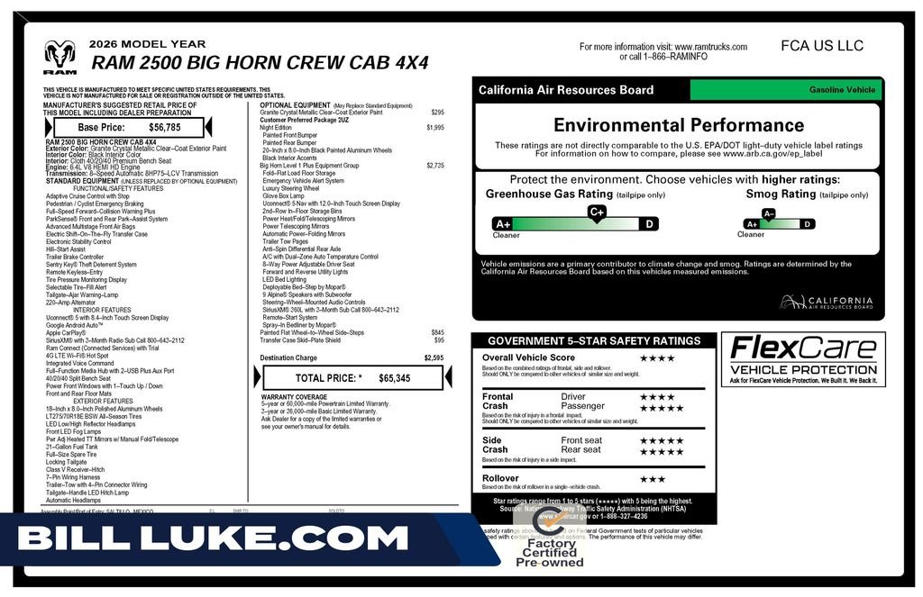 Certified Used 2026 Gray Ram Big Horn image 1