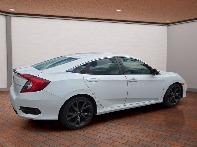 Used 2020 Platinum White Pearl Honda Sport image 3