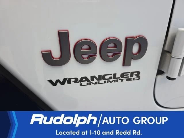 Used 2022 Bright White Clearcoat Jeep Unlimited Rubicon image 10