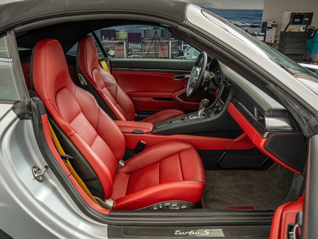 Certified Used 2014 Silver Porsche Turbo S image 49