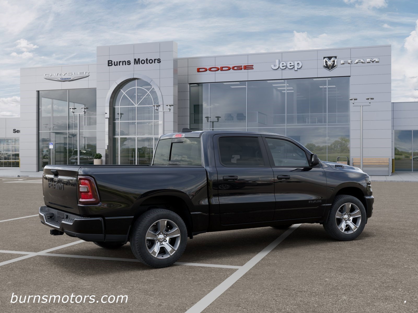 New 2026 Diamond Black Crystal Pearl-Coat Exterior Paint RAM Express image 4