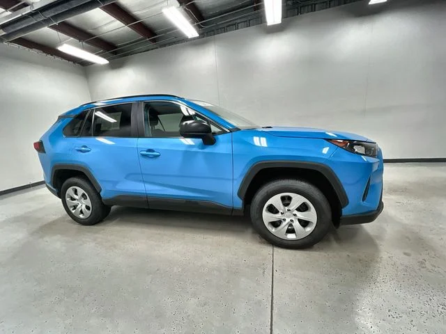 Certified Used 2021 Blue Toyota LE image 9