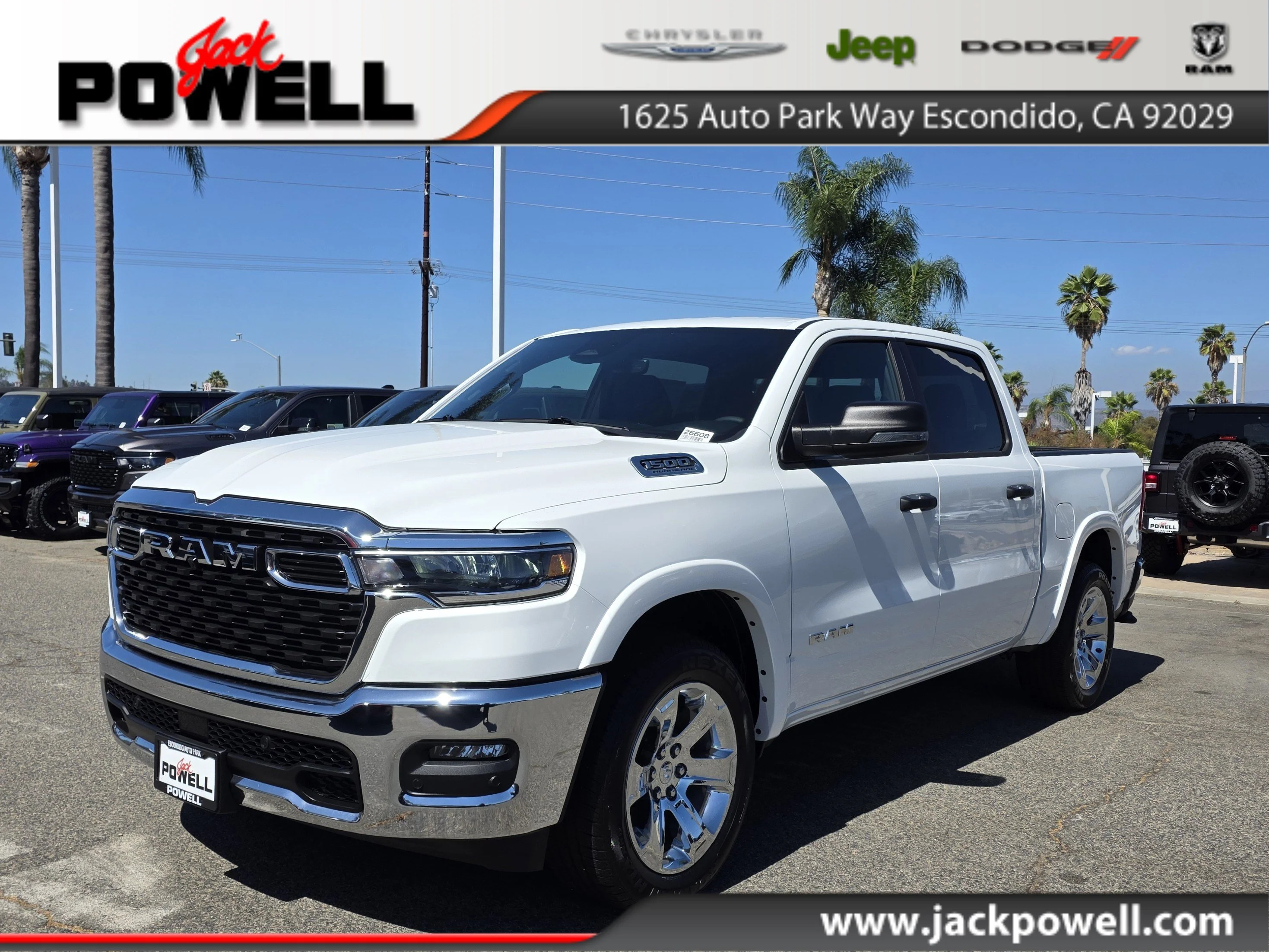 New 2026 Bright White Clearcoat RAM Big Horn/Lone Star image 1