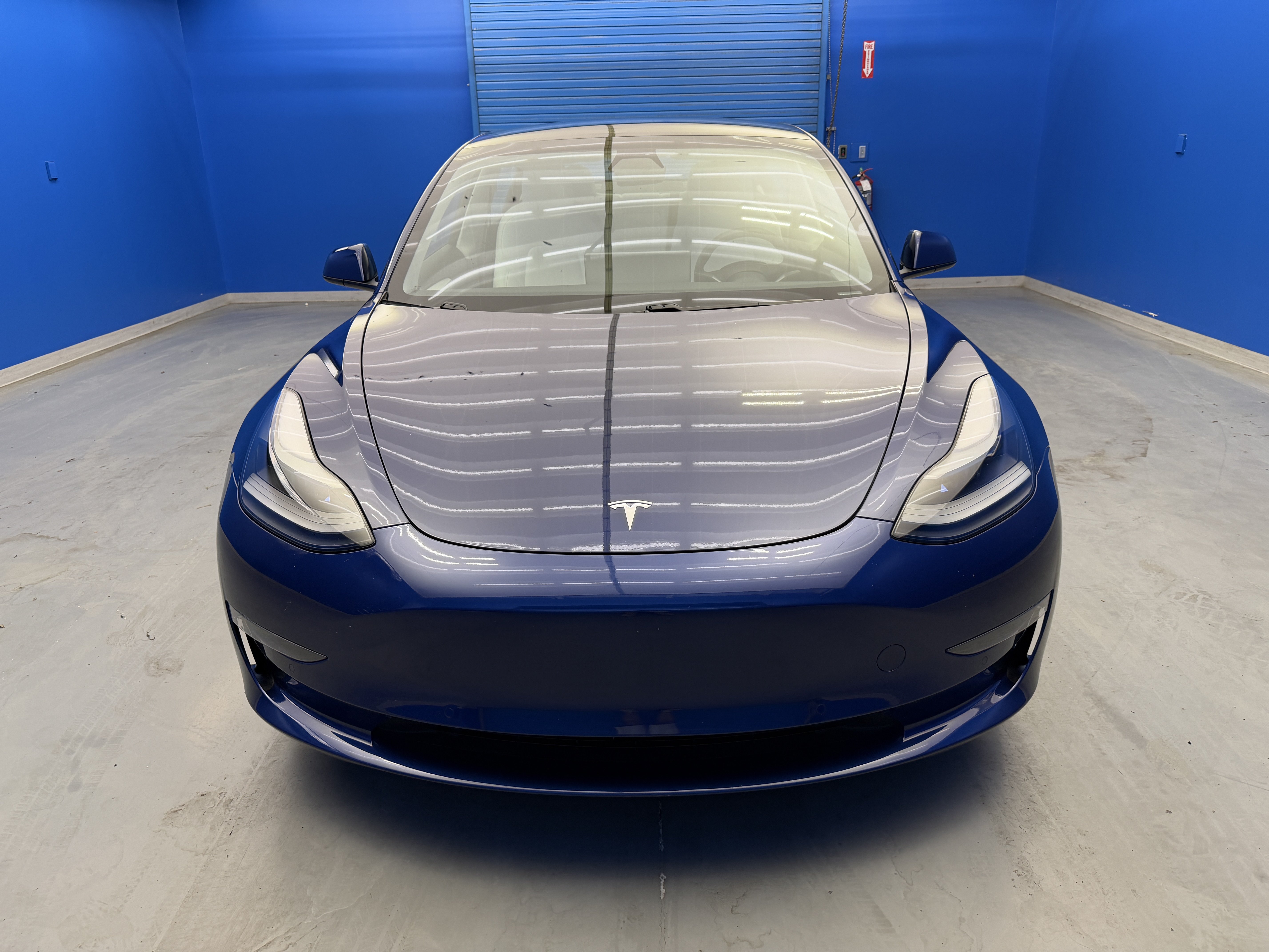 Used 2021 Deep Blue Metallic Tesla Standard Range Plus image 3