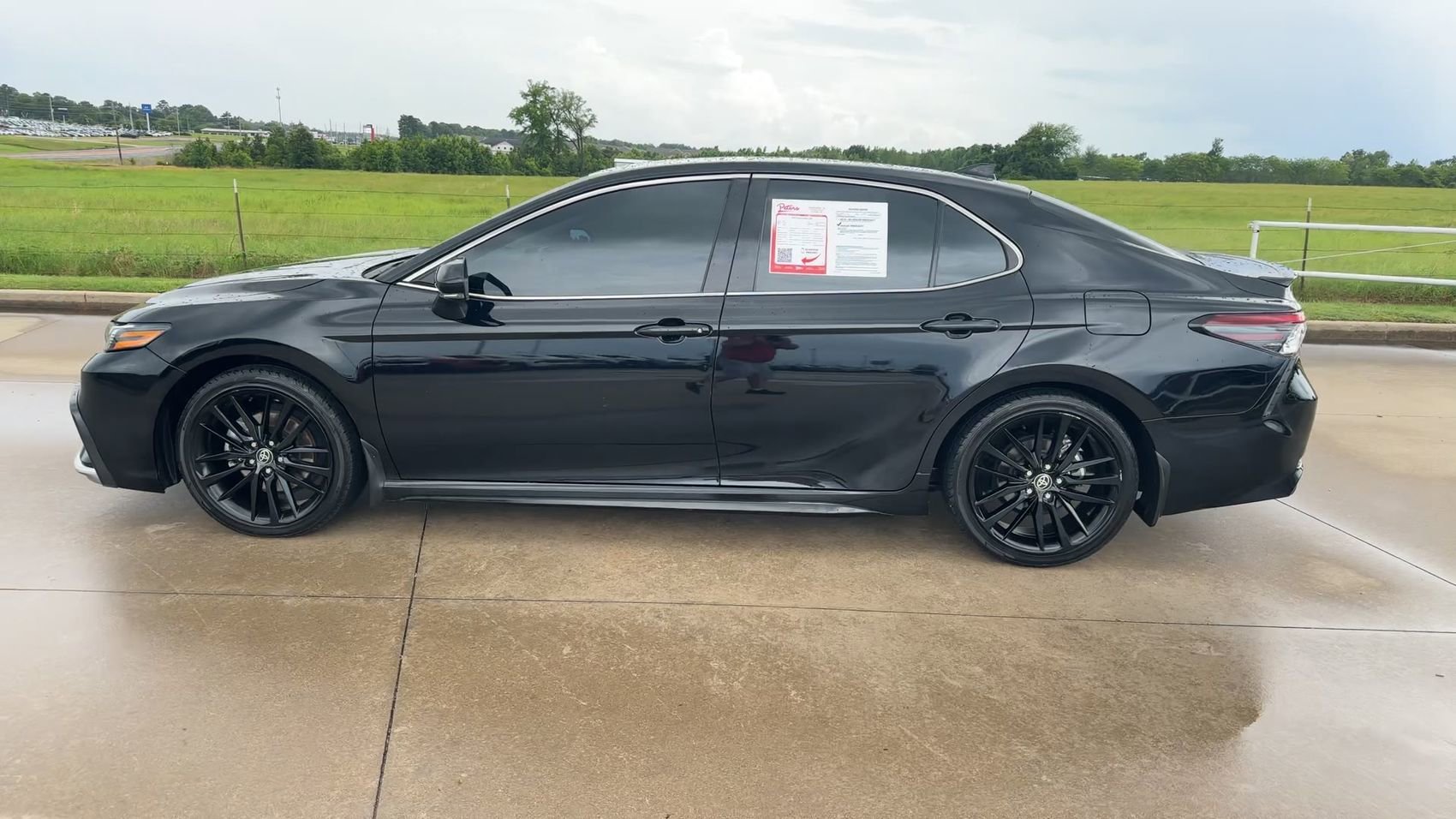Used 2023 Midnight Black Metallic Toyota XSE image 6