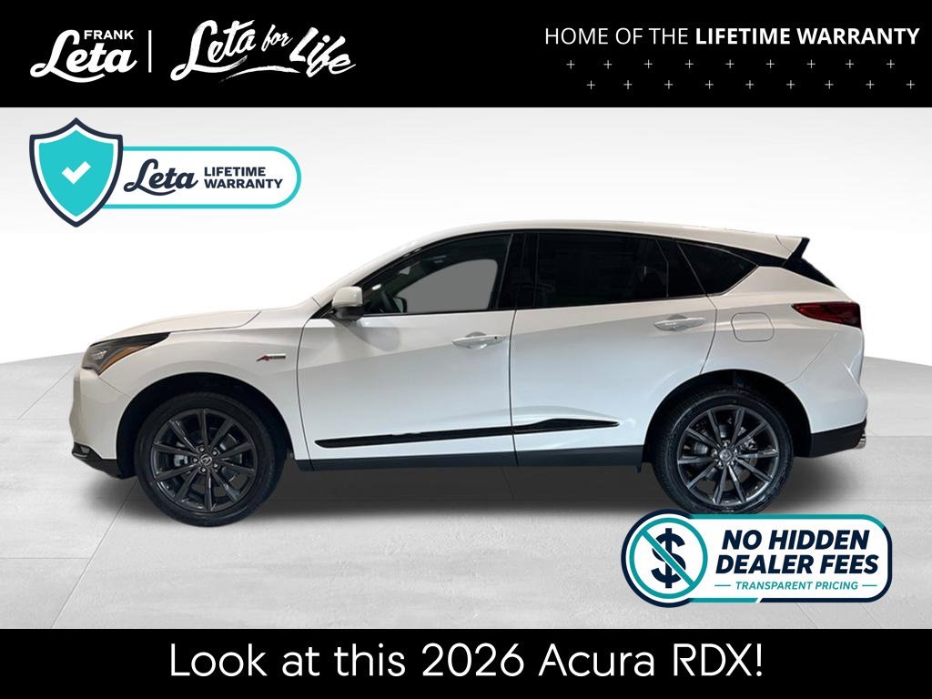 New 2026 Platinum White Pearl Acura w/A-Spec Package image 2