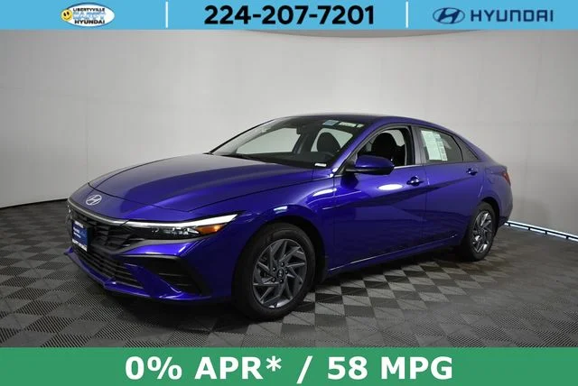 2025 Hyundai Elantra Hybrid Blue