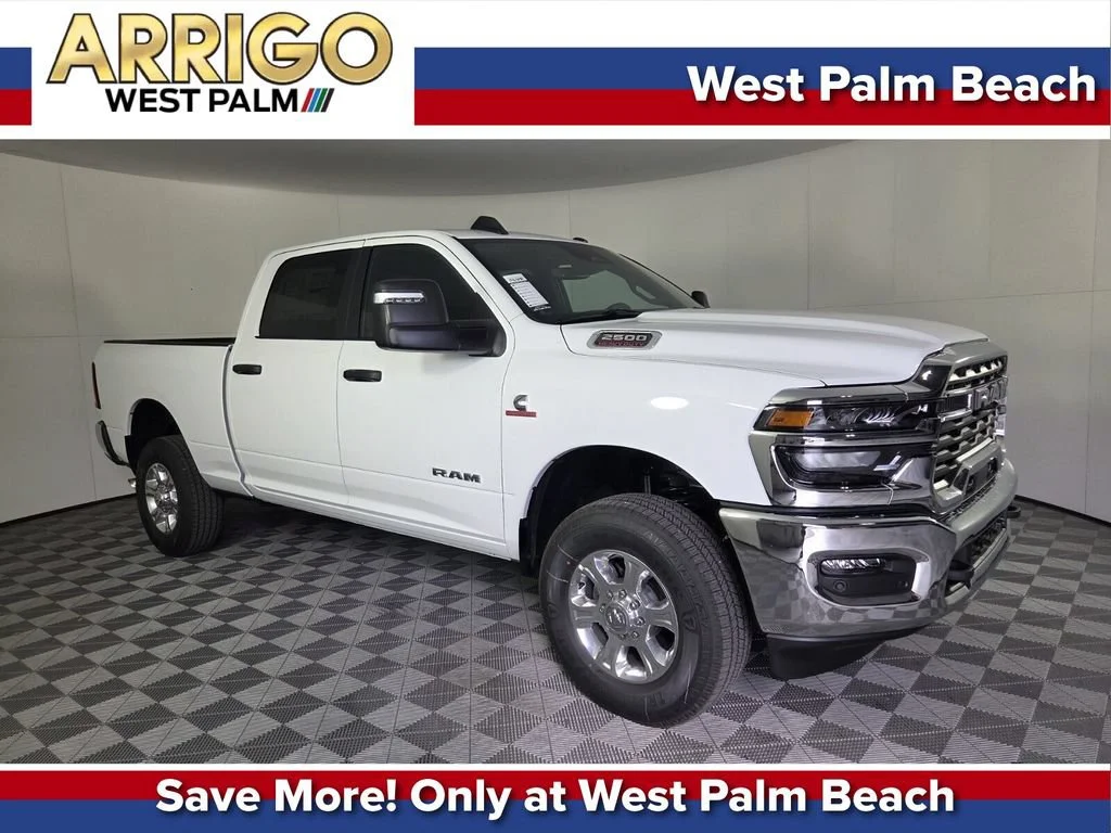 New 2026 Bright White Clearcoat RAM Big Horn image 1
