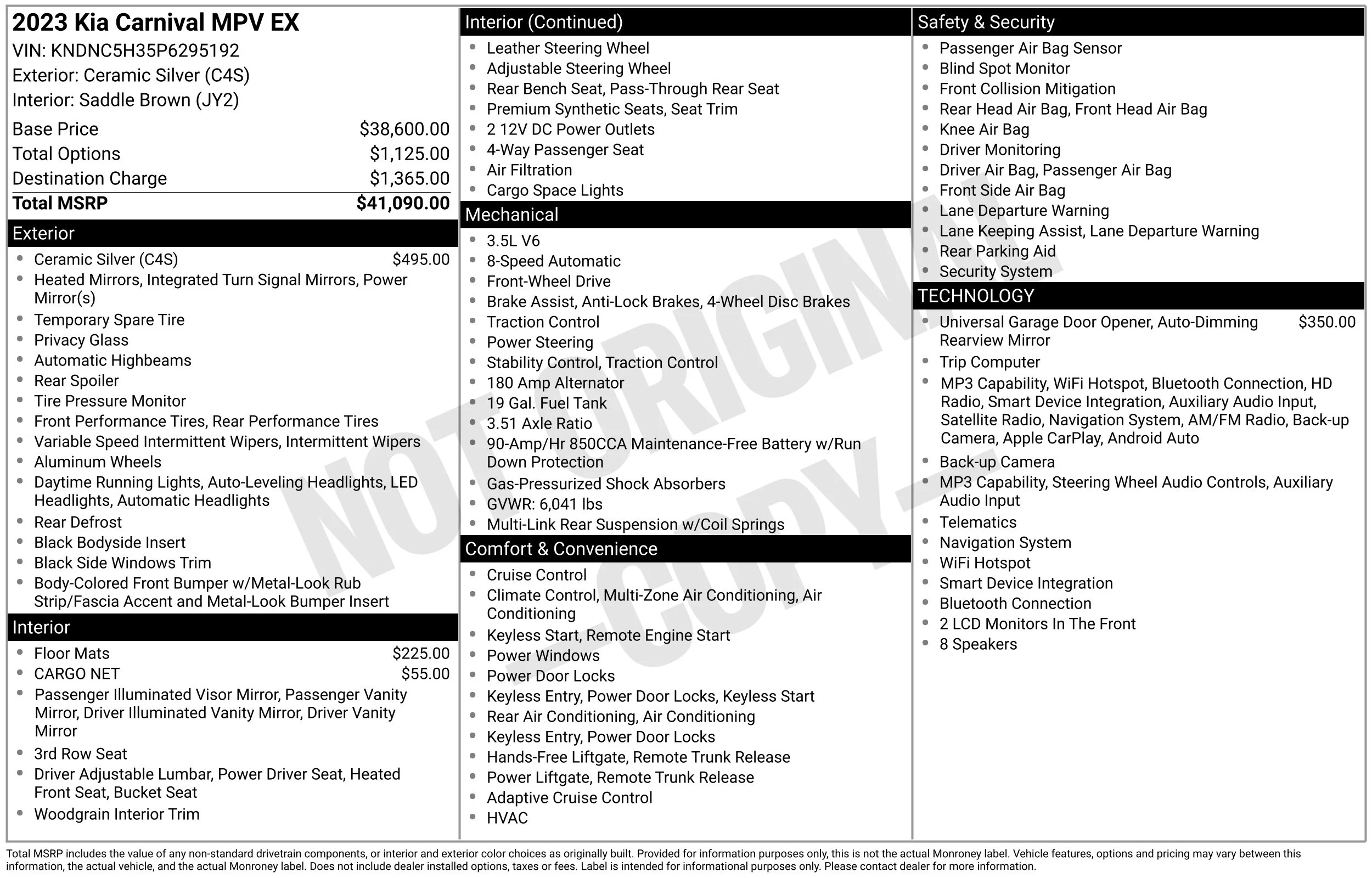 Used 2023 Ceramic Silver Kia EX image 41