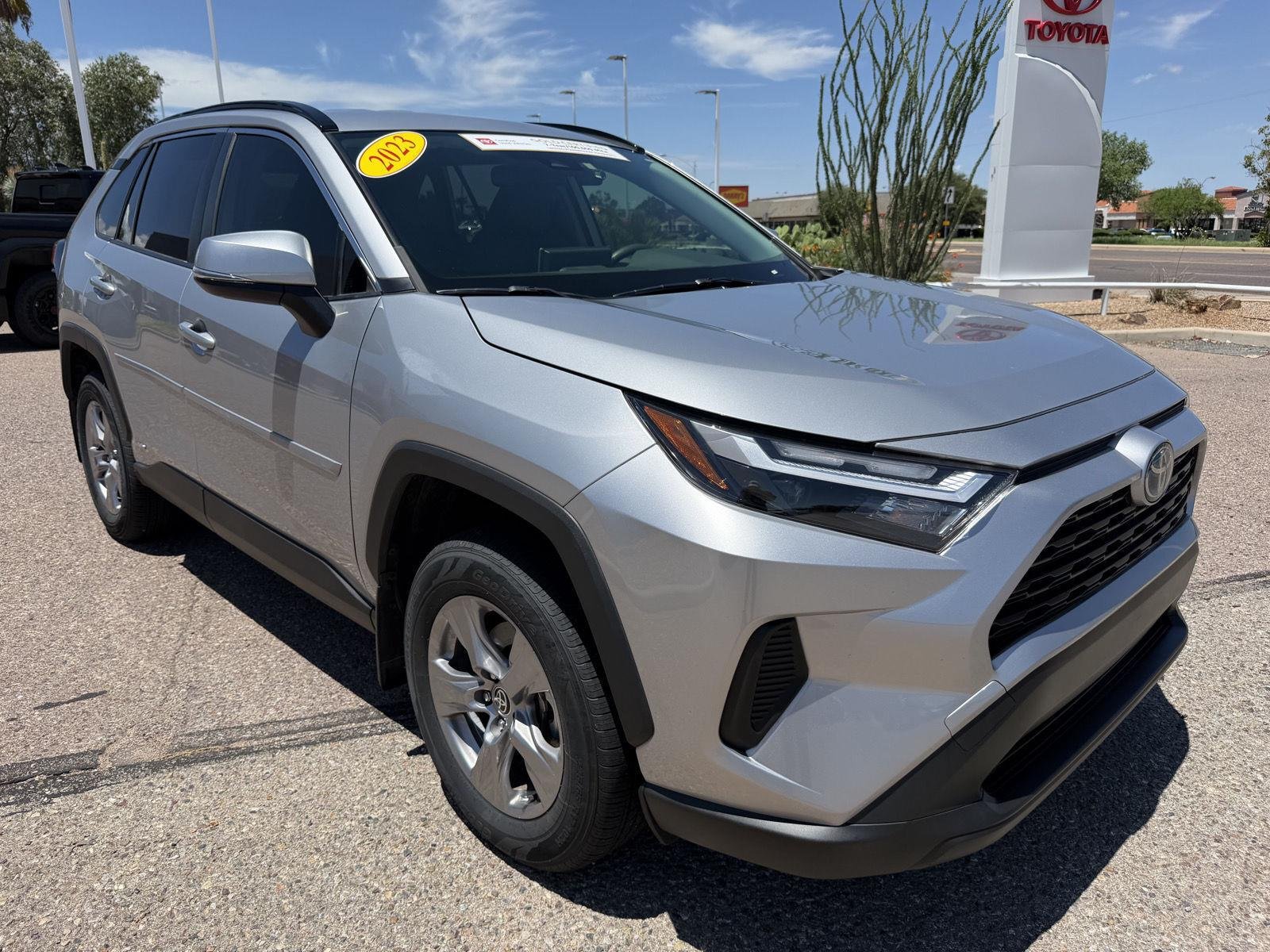Certified Used 2023 Silver Sky Metallic Toyota XLE image 9