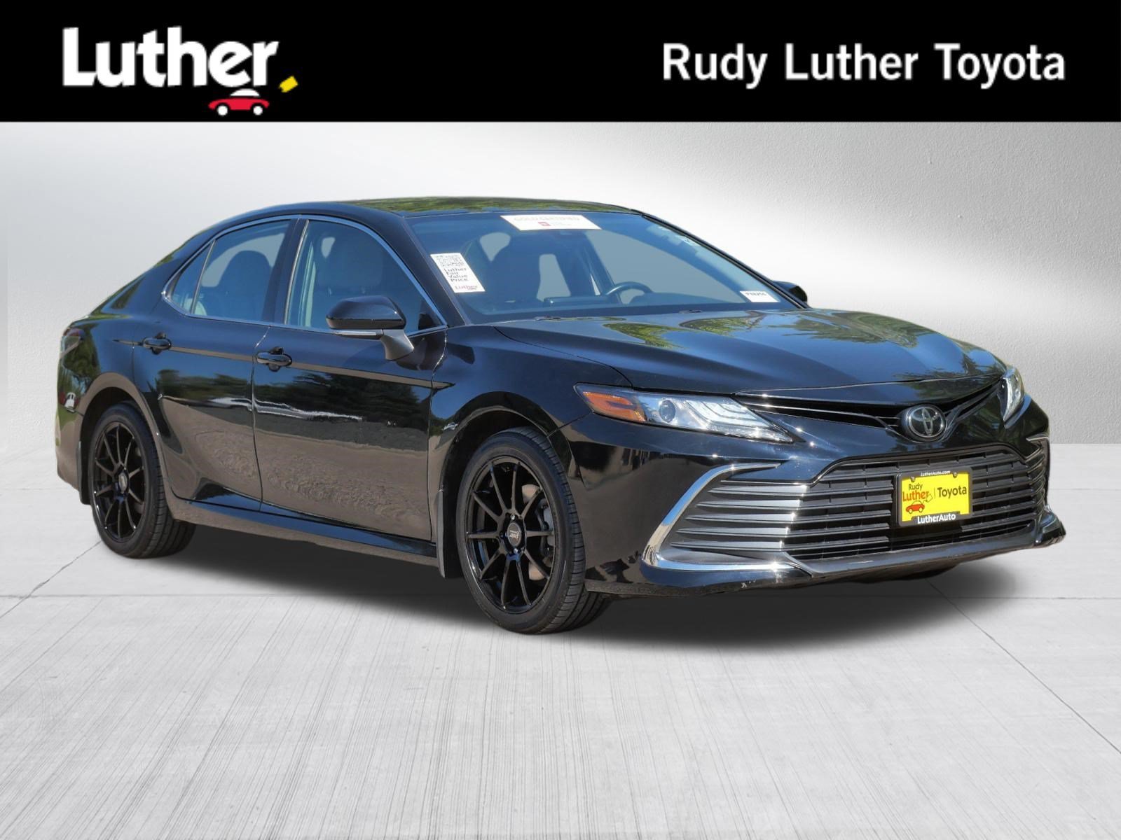 Certified Used 2023 Midnight Black Metallic Toyota XLE image 1