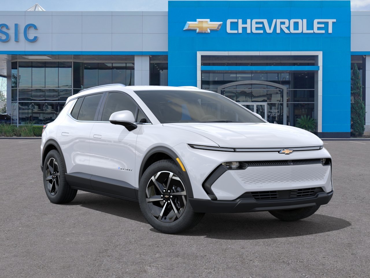 2026 Chevrolet Equinox EV LT White at Classic Elite Chevrolet Sugar Land