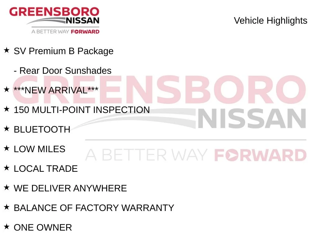 Used 2023 Black Nissan SV image 3